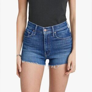 MOTHER Easy Does It jean shorts, size 28, wash: Briefly Gorgeous